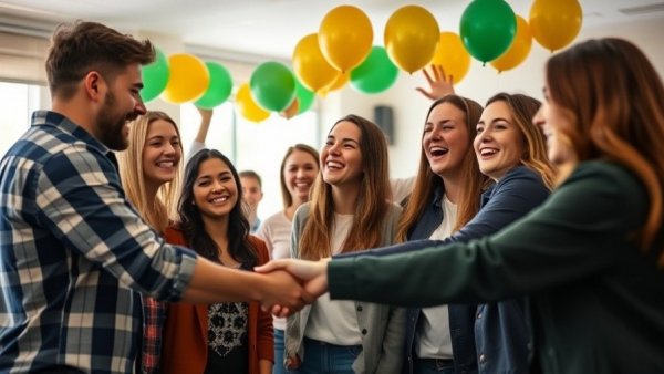 Michigan State University students celebrating Match Day with excitement and joy.