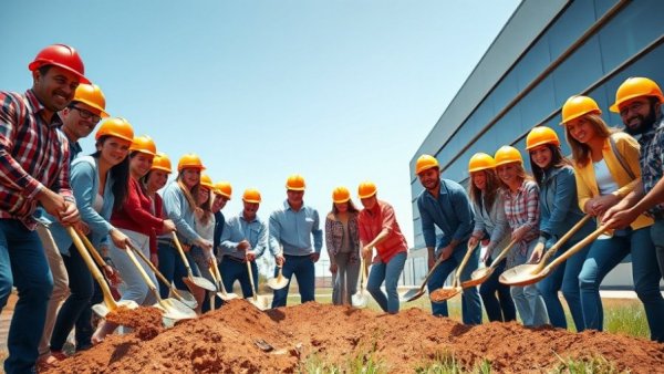 Michigan transportation construction updates groundbreaking ceremony