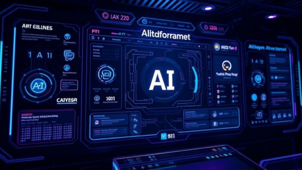 AI platform interface showcasing tools and logos for affordable AI platform for small businesses.