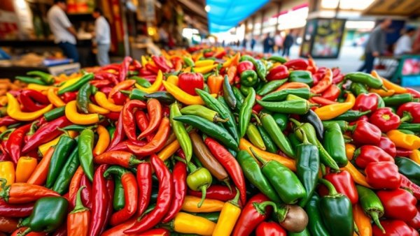 Colorful Michigan agriculture produce showcasing market vibrancy.