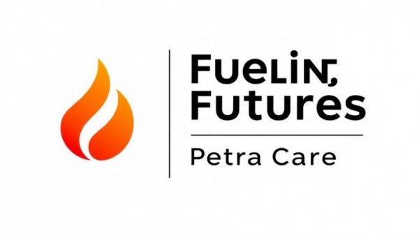 Fueling Futures Petra Cares Gala logo with flame design.
