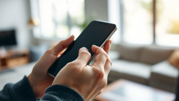 Hands holding a smartphone indoors representing online publishers fight back against social giants.