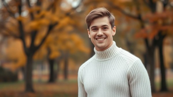 Young man in a park setting representing small business grant Nova Scotia.