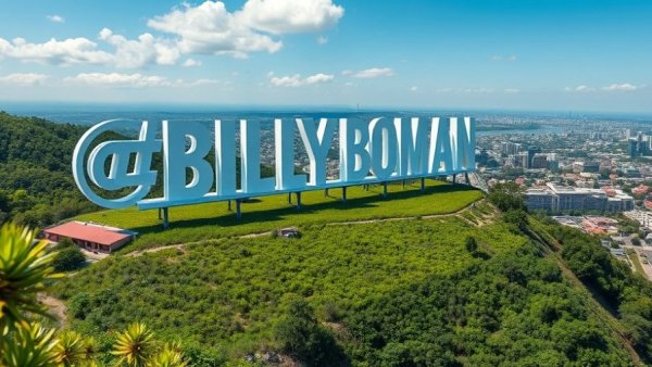 Fiverr AI Video Hub for Small Businesses advertisement on hillside.