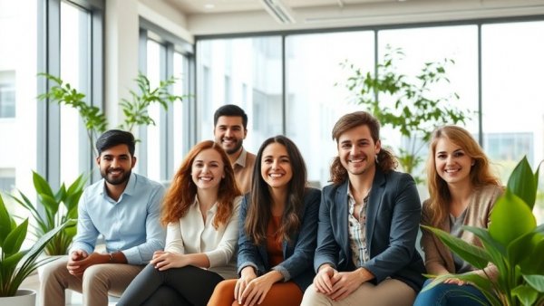 Michigan startup insights team photo in a modern office setting.