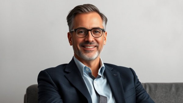 Confident businessman representing real estate operations services