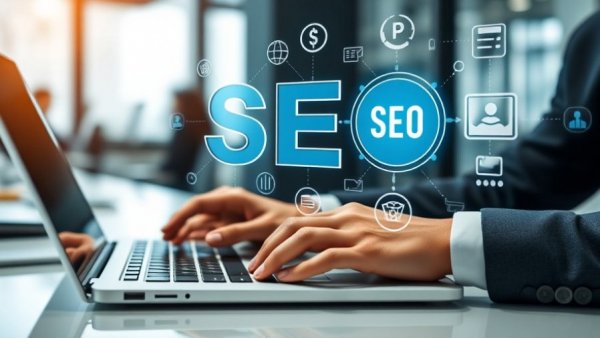 AI Shelf™ for Digital Marketing Optimization visual with SEO icons.