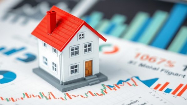 Miniature house on financial charts symbolizing governance independence in property management.