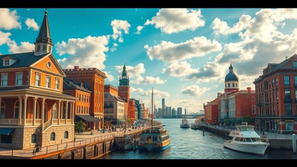 Vibrant collage of Michigan landmarks showcasing tourism attractions.