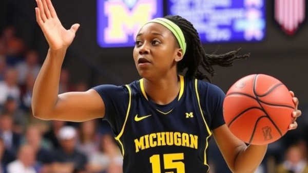 Mila Holloway leads Michigan’s Sweet 16 run amid brother’s legal turmoil in Alabama
