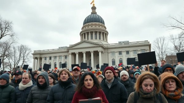 Advocacy for Food Insecurity Michigan rally at Capitol.
