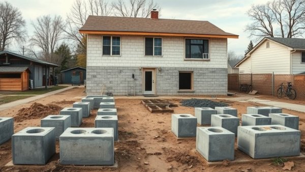Unfinished construction on home illustrating contractor scam concerns.