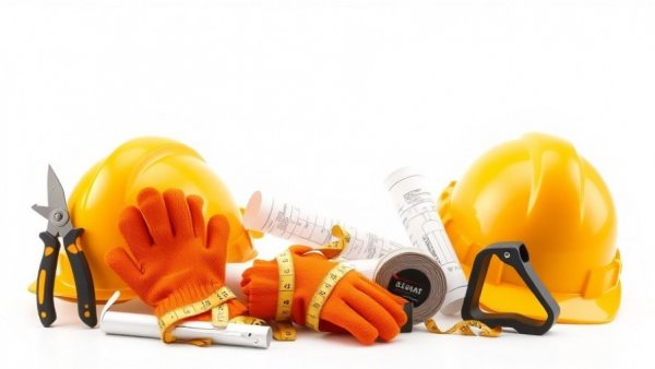 Michigan construction job fair tools and safety equipment display.