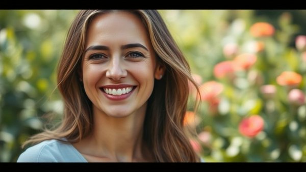 Food is Medicine advocate with relaxed smile in a garden setting.