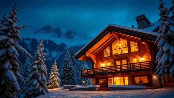 Luxury vacation rental management for a mountain chalet