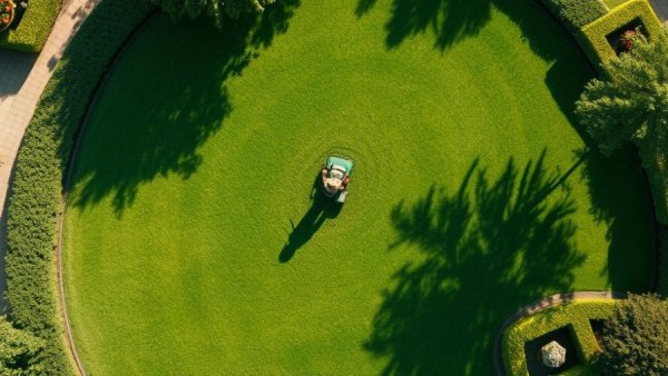 Lawn maintenance with mowing service near Muskegon