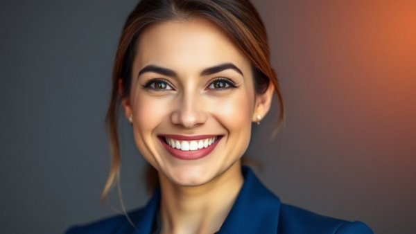 Professional portrait of a woman symbolizing AI and client-advisor relationships.