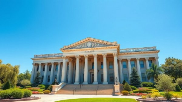 Neoclassical courthouse representing Michigan conversion therapy laws.