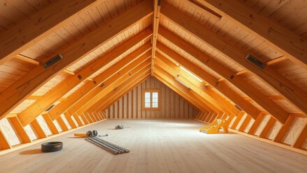 Attic renovation lowers Arlington energy bills with improved insulation.