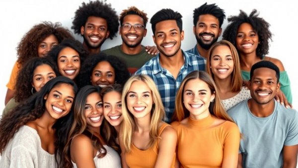 Group portrait of young adults representing Michigan agriculture.