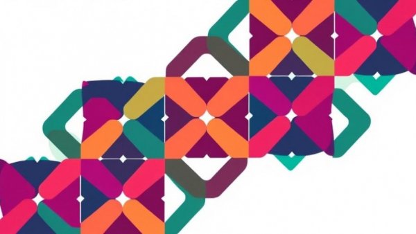 Abstract geometric design representing property management staffing.