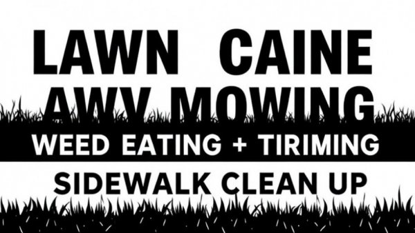 Lawn fertilization and weed control services Muskegon poster.