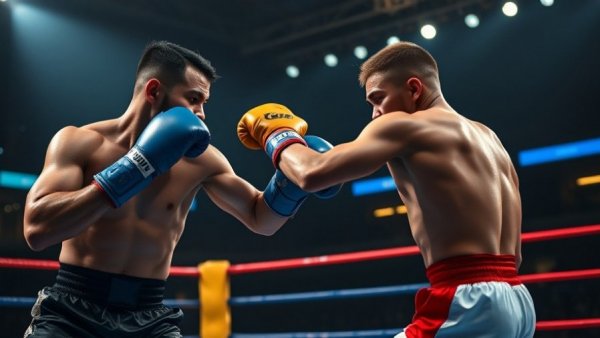 Muay Thai fighters sparring in a ring during tradition-focused match.