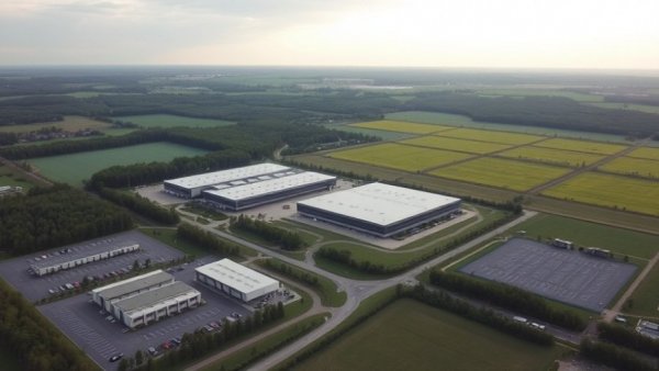 Aerial view of Michigan AI infrastructure investment site.