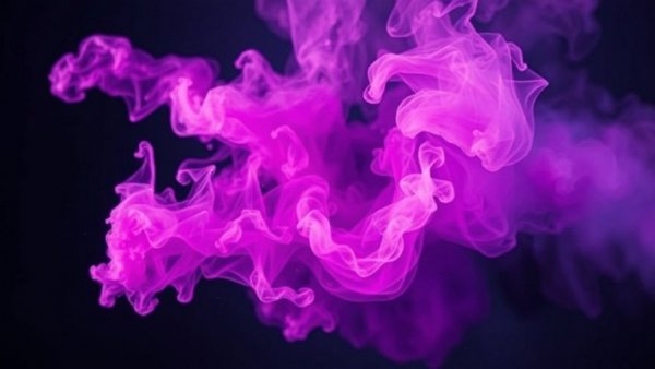 Abstract purple and pink nebula resembling AI strategies in dark space