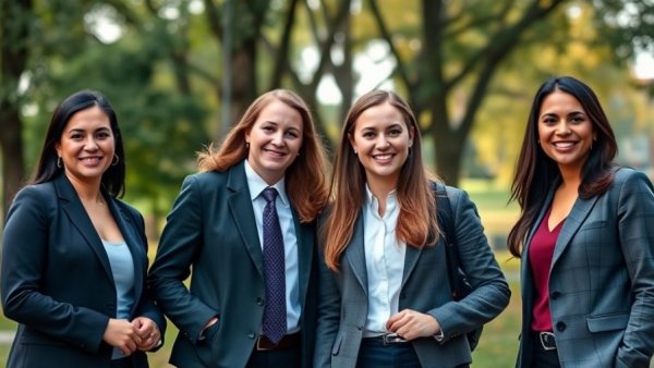 2026 EY Entrepreneur of the Year finalists posing outdoors.