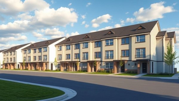 Modern multifamily housing units under clear sky, Fannie Mae multifamily financing