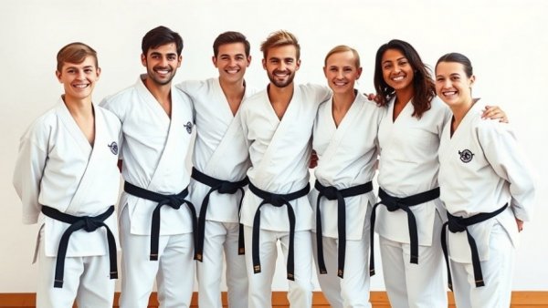 Winona karate students pose together after competition.