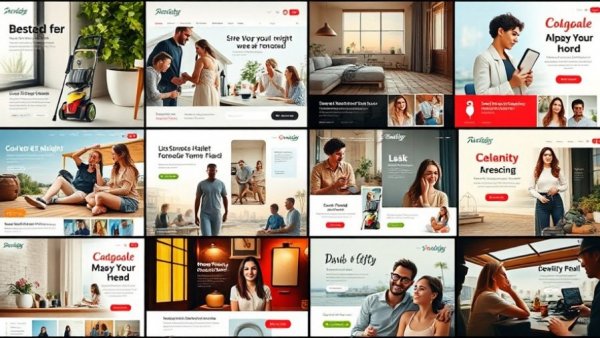 Why people click on diverse online ads showcasing various products.