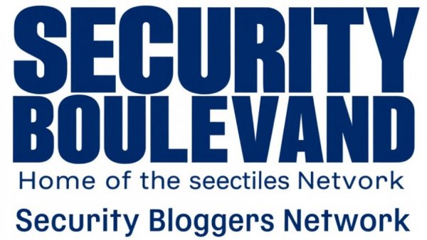 Security Boulevard logo with tagline in navy and light blue.