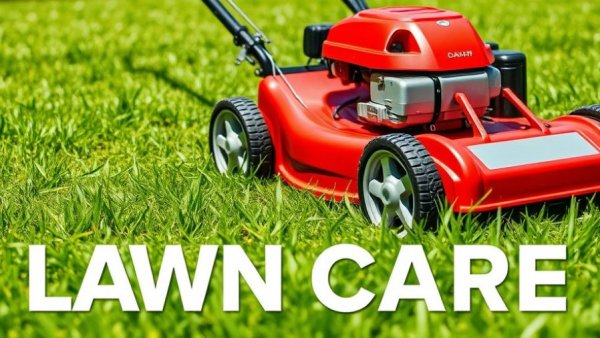 Bristol Mowing Service advert with red lawnmower on grass showcasing services.