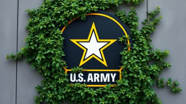 U.S. Army insignia at Midwest Government Contracting Symposium.