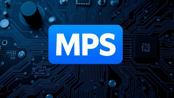 MPS logo on a circuit board background, automotive stocks to follow today.