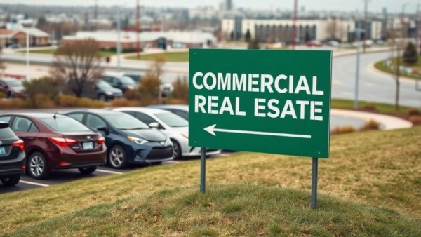 Commercial real estate sign for lease in Oklahoma on grassy area.
