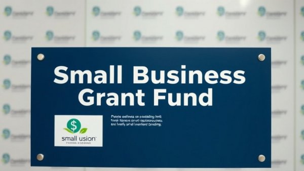 Dallas County small business grant fund sign.