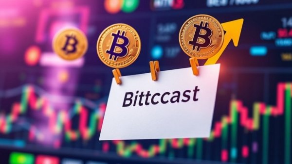 Bitcoin demand contraction visual with BTC forecast and trend graphics