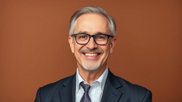 Middle-aged man in a suit smiling, related to real estate in Michigan.