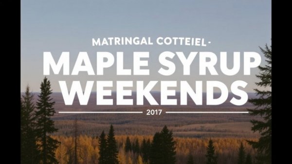 Michigan Maple Syrup Weekends coming to Upper Peninsula