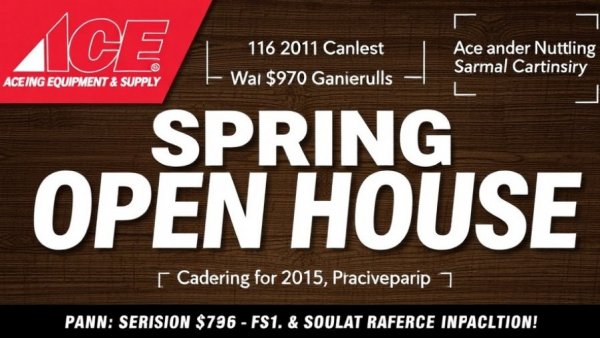 Ace Cutting Equipment & Supply Annual Spring Open House