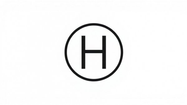 Minimalist logo with letter H for event business platforms