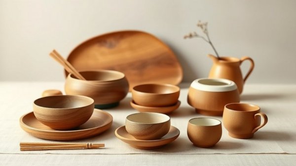 Minimalist Korean dinnerware set symbolizing closure of Namsan Korean Restaurant in Kalamazoo.
