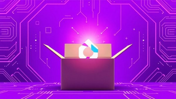 OpenAI Startup Development Framework logo emerging from box on purple background.