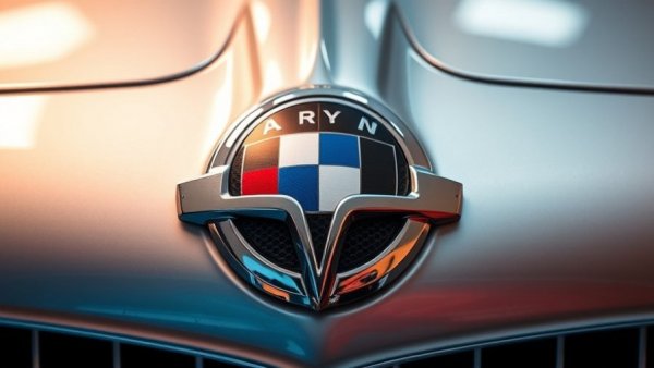 Shiny car logo close-up symbolizing U.S. sedan comeback.