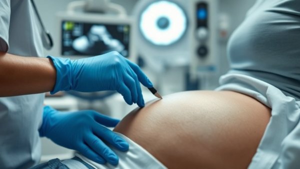 Healthcare professional conducting pregnancy ultrasound for Black Maternal Health Week.