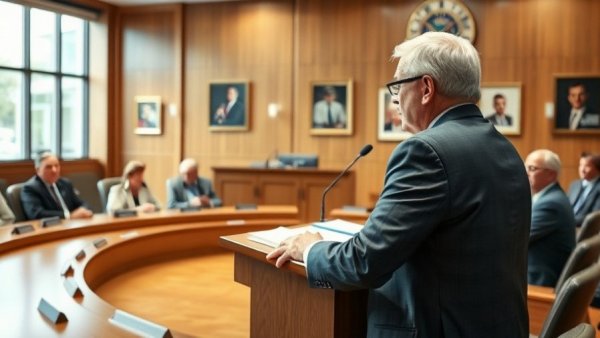 Salem proposed budget tax cut discussion in city council meeting room.