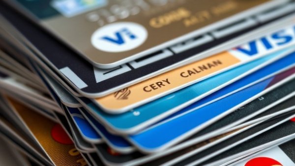 Close-up of credit cards symbolizing declining consumer credit Michigan real estate.